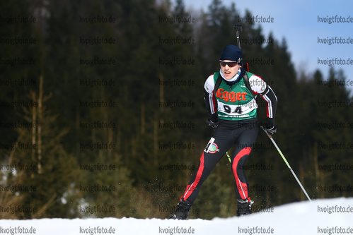 13.01.2018, xkvx, Wintersport, Alpencup - DSV Biathlon Deutschlandpokal - Hochfilzen, Einzel v.l. PESTEL Leo