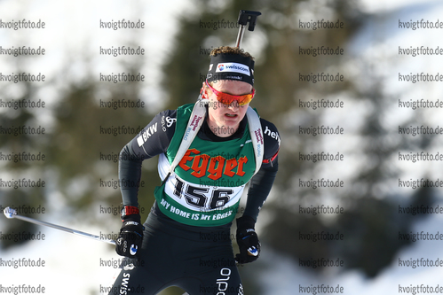 13.01.2018, xkvx, Wintersport, Alpencup - DSV Biathlon Deutschlandpokal - Hochfilzen, Einzel v.l. STALDER Sebastian