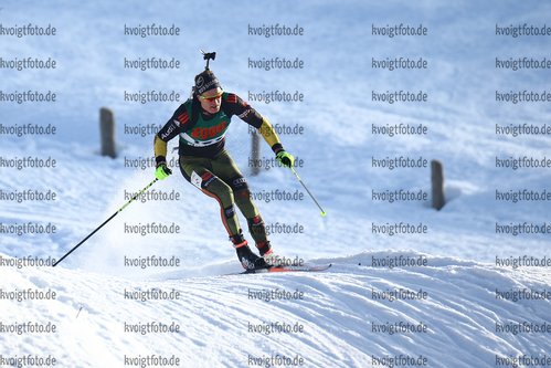 13.01.2018, xkvx, Wintersport, Alpencup - DSV Biathlon Deutschlandpokal - Hochfilzen, Einzel v.l. SCHMUCK Dominic