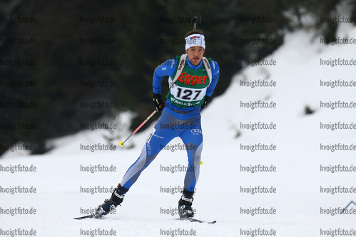 14.01.2018, xkvx, Wintersport, Alpencup - DSV Biathlon Deutschlandpokal - Hochfilzen, Sprint v.l. SCHMID Bernhard
