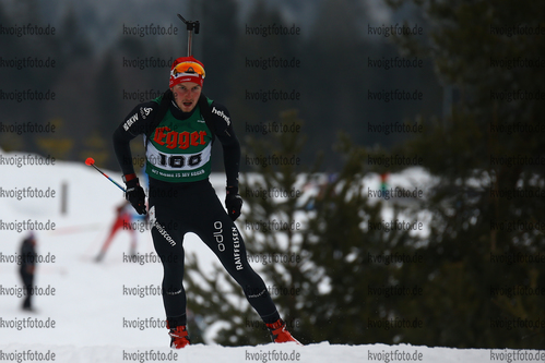 14.01.2018, xkvx, Wintersport, Alpencup - DSV Biathlon Deutschlandpokal - Hochfilzen, Sprint v.l. KEUZER Yannick