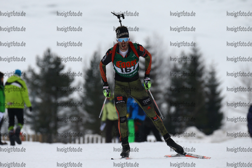 14.01.2018, xkvx, Wintersport, Alpencup - DSV Biathlon Deutschlandpokal - Hochfilzen, Sprint v.l. DONHAUSER Johannes