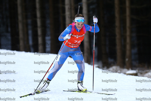 03.02.2018, xkvx, Wintersport, Alpencup - DSV Biathlon Deutschlandpokal - Oberhof, Sprint v.l. KALTENHAUSER Vroni