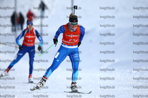 03.02.2018, xkvx, Wintersport, Alpencup - DSV Biathlon Deutschlandpokal - Oberhof, Sprint v.l. WILD Stefanie