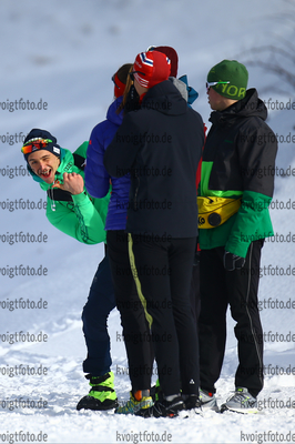 03.02.2018, xkvx, Wintersport, Alpencup - DSV Biathlon Deutschlandpokal - Oberhof, Sprint v.l. RUDOLPH Hendrik