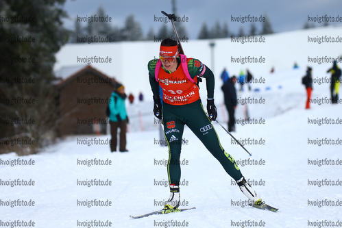 03.02.2018, xkvx, Wintersport, Alpencup - DSV Biathlon Deutschlandpokal - Oberhof, Sprint v.l. HEINRICH Marie