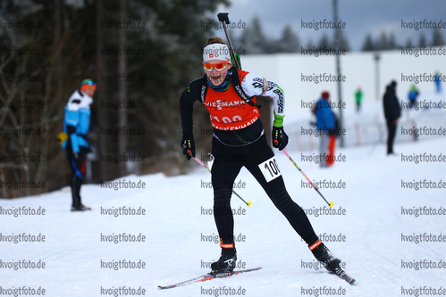 03.02.2018, xkvx, Wintersport, Alpencup - DSV Biathlon Deutschlandpokal - Oberhof, Sprint v.l. PROGIN Marielle