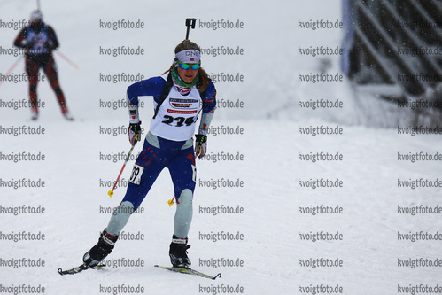 04.02.2018, xkvx, Wintersport, Alpencup - DSV Biathlon Deutschlandpokal - Oberhof, Sprint v.l. MOELLER Hannah