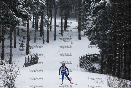 04.02.2018, xkvx, Wintersport, Alpencup - DSV Biathlon Deutschlandpokal - Oberhof, Sprint v.l. HOLLER Vroni