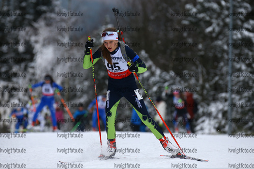 10.02.2018, xkvx, Wintersport, DSV Biathlon Deutschlandpokal - Altenberg, Massenstart v.l. OPPENRIEDER Stephanie