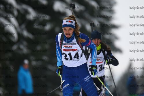 11.02.2018, xkvx, Wintersport, DSV Biathlon Deutschlandpokal - Altenberg, Verfolgung v.l. HARTL Lena