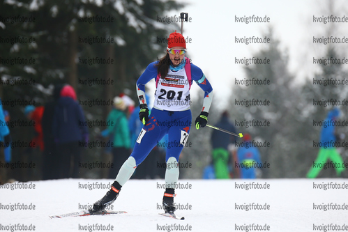11.02.2018, xkvx, Wintersport, DSV Biathlon Deutschlandpokal - Altenberg, Verfolgung v.l. FROHBERGER Selina