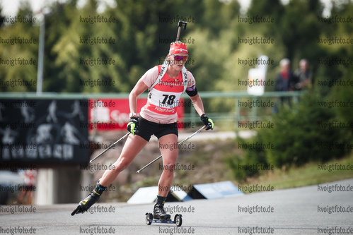 08.09.2018, xkvx, Biathlon, Deutsche Meisterschaften, Sprint , v.l. HERRMANN Denise