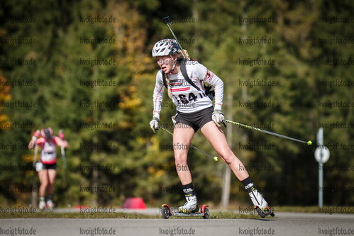 06.10.2018, xkvx, Biathlon, Deutschlandpokal, Sprint, v.l. MUENZNER Jennifer