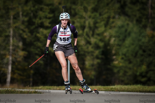 06.10.2018, xkvx, Biathlon, Deutschlandpokal, Sprint, v.l. LOTZENBURGER Xenia