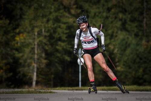 06.10.2018, xkvx, Biathlon, Deutschlandpokal, Sprint, v.l. KELLER Natalie