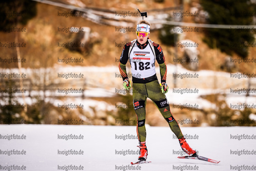 16.12.2018, xkvx, Biathlon, Deutschlandpokal Martell, Verfolgung, v.l. LANKES Raphael