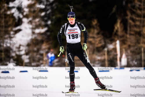 16.12.2018, xkvx, Biathlon, Deutschlandpokal Martell, Verfolgung, v.l. SEEBER Lennart
