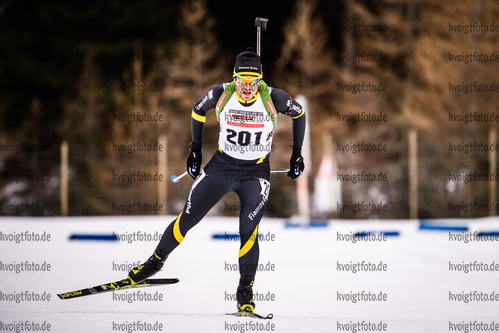 16.12.2018, xkvx, Biathlon, Deutschlandpokal Martell, Verfolgung, v.l. GHIGLIONE Luca