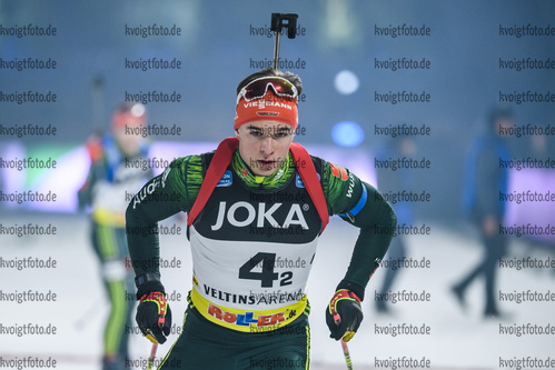 29.12.2018, xkvx, Biathlon JOKA World Team Challenge, AUF SCHALKE emspor, v.l. Max Barchewitz

(DFL/DFB REGULATIONS PROHIBIT ANY USE OF PHOTOGRAPHS as IMAGE SEQUENCES and/or QUASI-VIDEO)