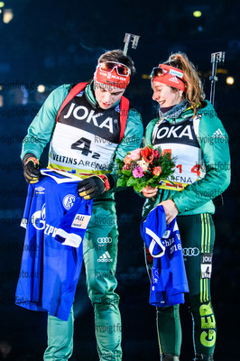 29.12.2018, xkvx, Biathlon JOKA World Team Challenge, AUF SCHALKE emspor, v.l. Max Barchewitz, Sophia Schneider

(DFL/DFB REGULATIONS PROHIBIT ANY USE OF PHOTOGRAPHS as IMAGE SEQUENCES and/or QUASI-VIDEO)