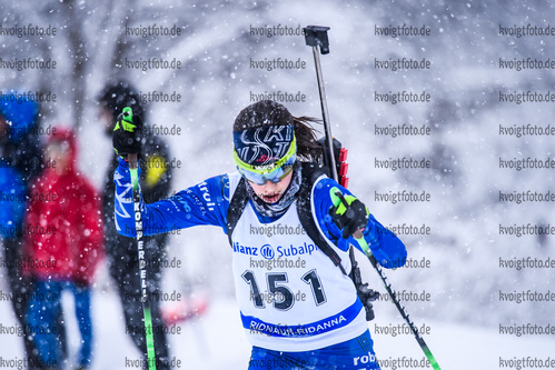 13.01.2019, xkvx, Biathlon, Deutschlandpokal Ridnaun, Sprint, v.l. THOMAS  Luise