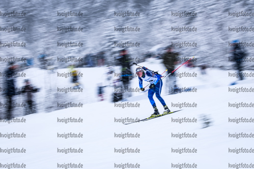 13.01.2019, xkvx, Biathlon, Deutschlandpokal Ridnaun, Sprint, v.l. PLENK Magdalena