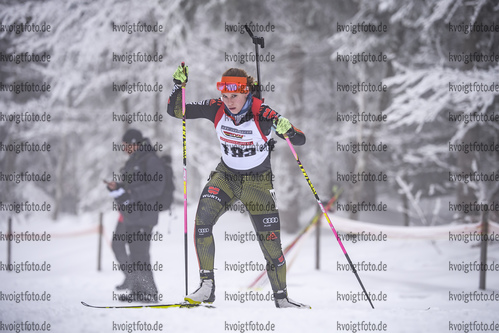 26.01.2019, xkvx, Biathlon, Deutschlandpokal Notschrei, Sprint, v.l. JESSE Stephanie