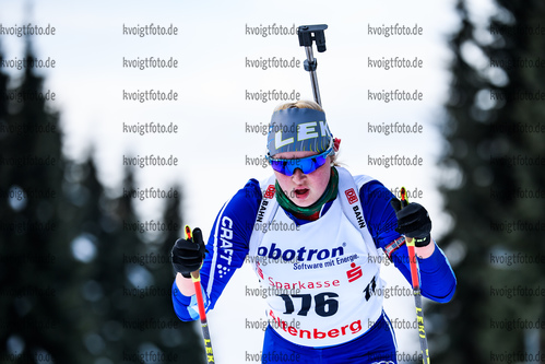 10.02.2019, xkvx, Biathlon, Deutschlandpokal Altenberg, Verfolgung, v.l. PLENK Magdalena