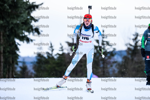 10.02.2019, xkvx, Biathlon, Deutschlandpokal Altenberg, Verfolgung, v.l. LEUBNER Berta