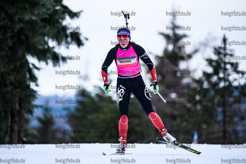 10.02.2019, xkvx, Biathlon, Deutschlandpokal Altenberg, Verfolgung, v.l. BULTMANN Lilli