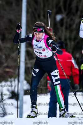 10.02.2019, xkvx, Biathlon, Deutschlandpokal Altenberg, Verfolgung, v.l. VOGLER Julia