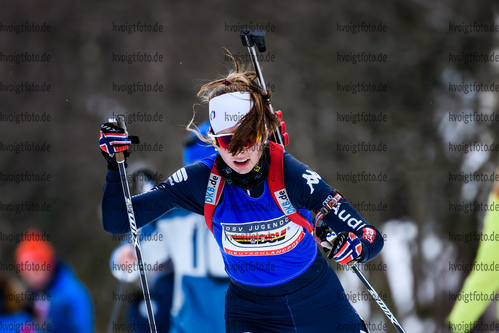 10.02.2019, xkvx, Biathlon, Deutschlandpokal Altenberg, Verfolgung, v.l. PUFF Johanna