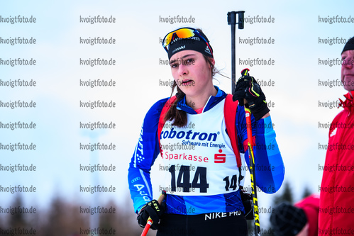 10.02.2019, xkvx, Biathlon, Deutschlandpokal Altenberg, Verfolgung, v.l. SIEGLHUBER Magdalena