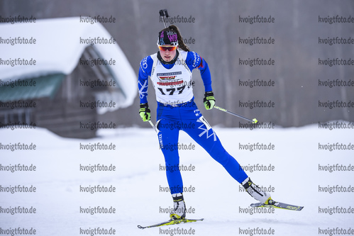 22.02.2019, xkvx, Biathlon, Deutsche Jugendmeisterschaft Kaltenbrunn, Einzel, v.l. BORN Luise