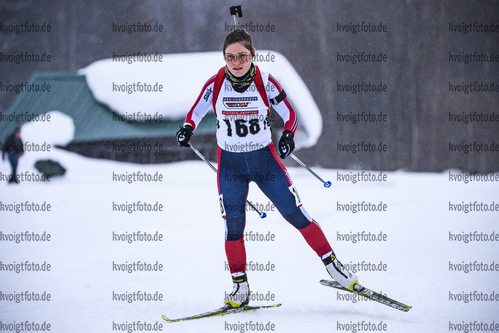 22.02.2019, xkvx, Biathlon, Deutsche Jugendmeisterschaft Kaltenbrunn, Einzel, v.l. LANGE Nicola