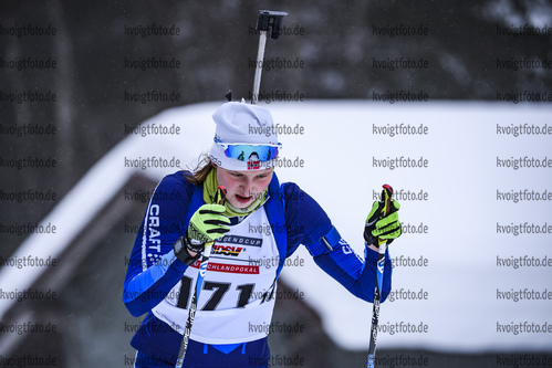 22.02.2019, xkvx, Biathlon, Deutsche Jugendmeisterschaft Kaltenbrunn, Einzel, v.l. KASTL Selina