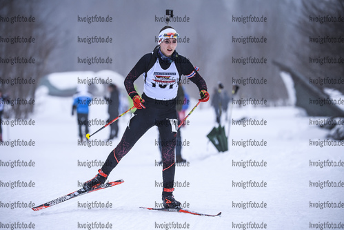 22.02.2019, xkvx, Biathlon, Deutsche Jugendmeisterschaft Kaltenbrunn, Einzel, v.l. KELLER Natalie