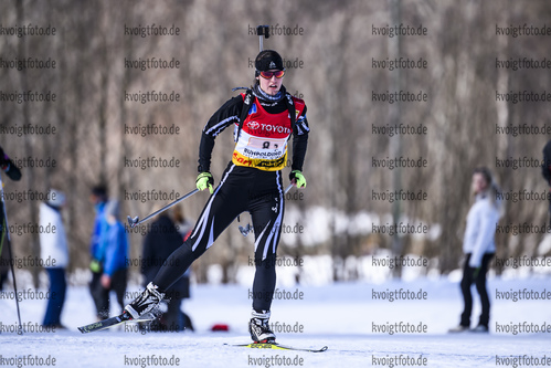24.02.2019, xkvx, Biathlon, Deutsche Jugendmeisterschaft Kaltenbrunn, Staffel, v.l. DITTRICH Nadin