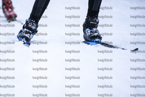16.03.2019, xkvx, Biathlon, Deutschlandpokal Ruhpolding, Sprint, v.l. Salomon / Ski / Schuhe / Skischuhe / Bindung