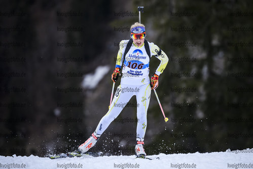 16.03.2019, xkvx, Biathlon, Deutschlandpokal Ruhpolding, Sprint, v.l. GALLBRONNER Charlotte