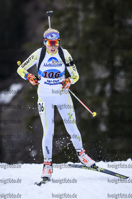16.03.2019, xkvx, Biathlon, Deutschlandpokal Ruhpolding, Sprint, v.l. GALLBRONNER Charlotte