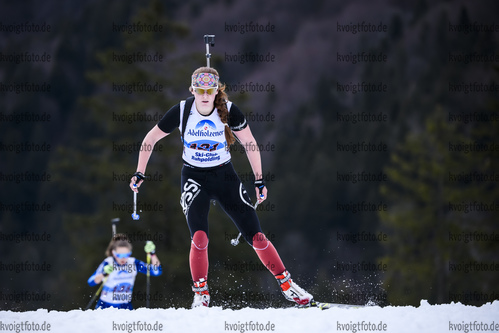 16.03.2019, xkvx, Biathlon, Deutschlandpokal Ruhpolding, Sprint, v.l. BULTMANN Lilli
