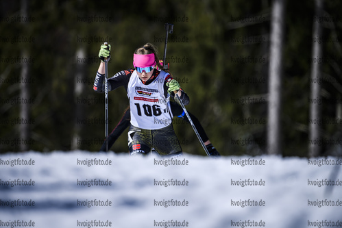 17.03.2019, xkvx, Biathlon, Deutschlandpokal Ruhpolding, Supereinzel, v.l. DINGELSTEDT Josephine