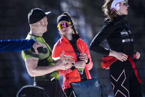 17.03.2019, xkvx, Biathlon, Deutschlandpokal Ruhpolding, Supereinzel, v.l. RICHTER Anna-Maria
