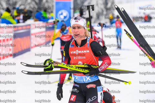 17.01.2020, xkvx, Biathlon IBU Weltcup Oberhof, Massenstart Damen, v.l. Tiril Eckhoff (Norway)  / 