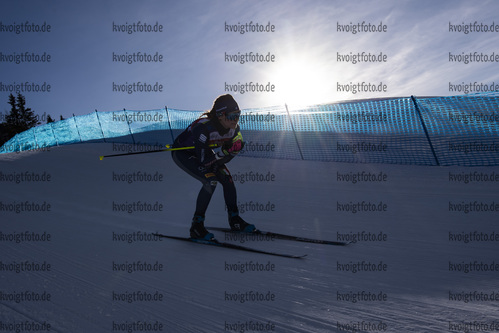 19.01.2021, xkvx, Biathlon IBU Weltcup Antholz, Training Damen und Herren, v.l. Nicole Gontier (Italy)  / 