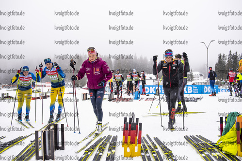 09.02.2021, xkvx, Biathlon IBU World Championships Pokljuka, Training Damen und Herren, v.l. Denise Herrmann (Germany)  / 