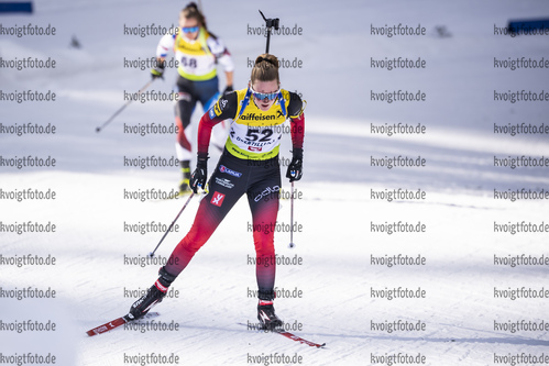 10.03.2020, xkvx, Biathlon IBU Cup Obertilliach, Einzel Damen, v.l. Jenny Enodd (Norway)  / 