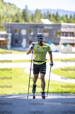 03.06.2021, xkvx, Langlauf Training Ruhpolding, v.l. Paul Graef (Germany) in aktion in action competes